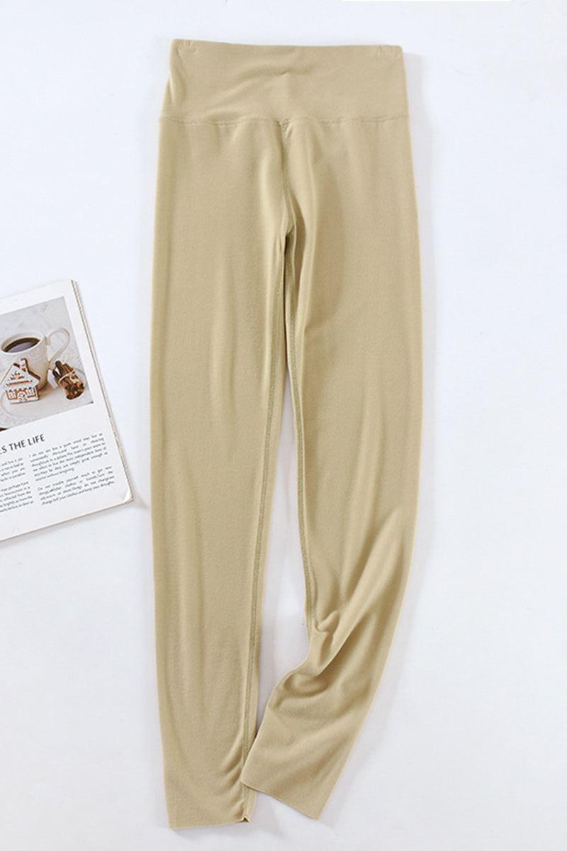 High-Waist Sleek Casual Pants