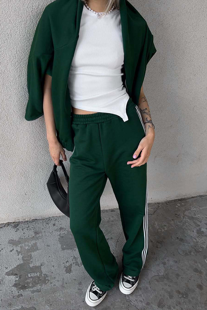 Stylish Zip-Up Activewear Set