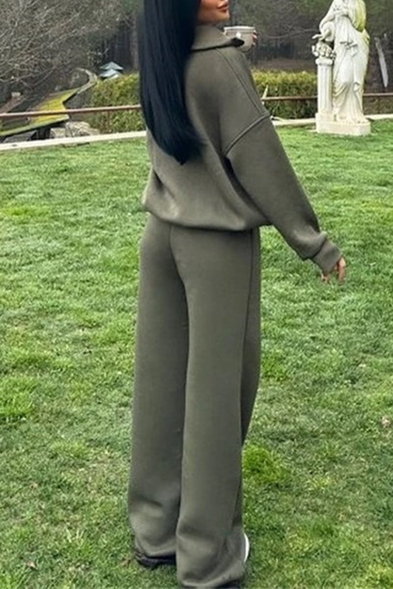 Zipper Hoodie Activewear Set