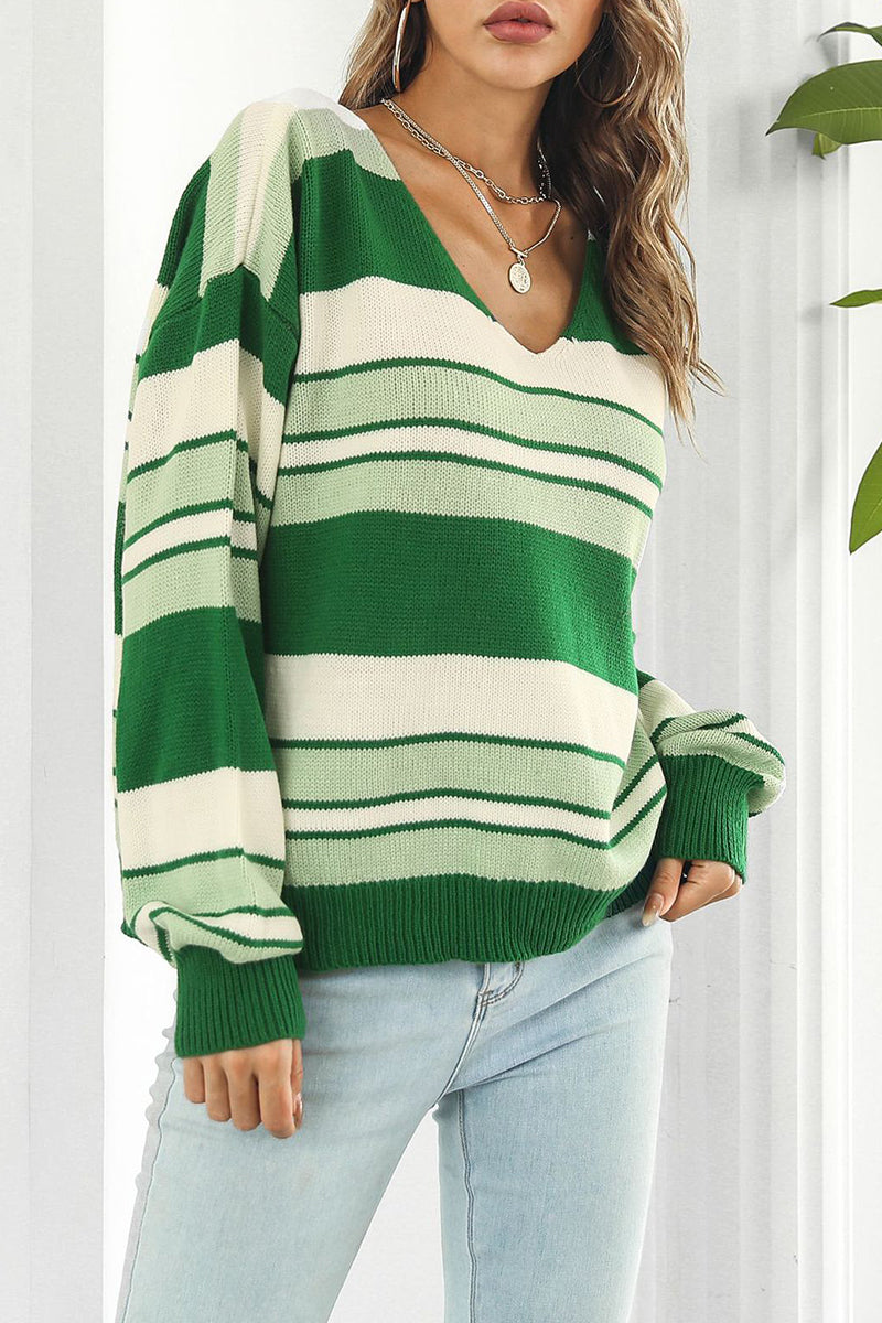 Striped Oversized Sweater