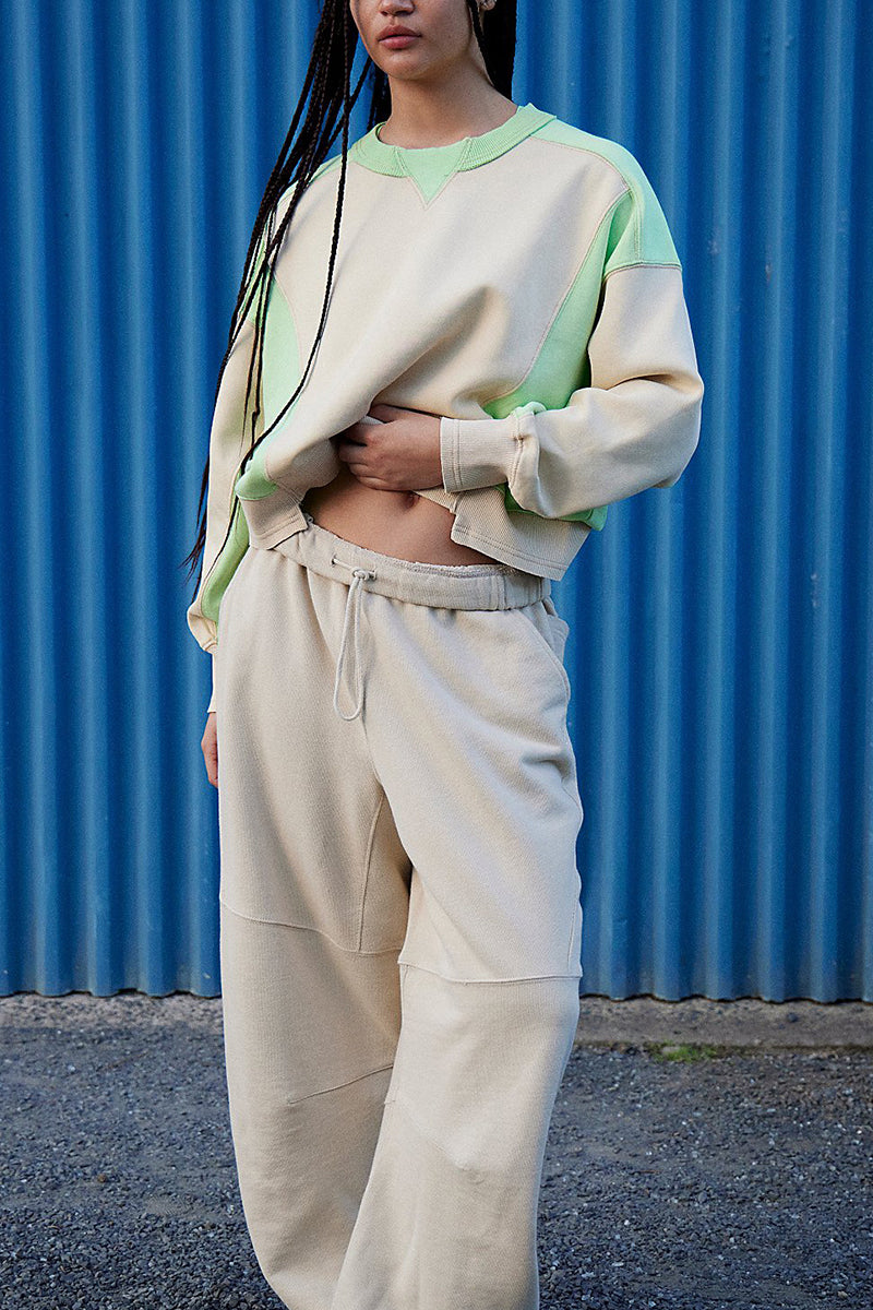 Colorblock Relaxed Fit Sweatshirt