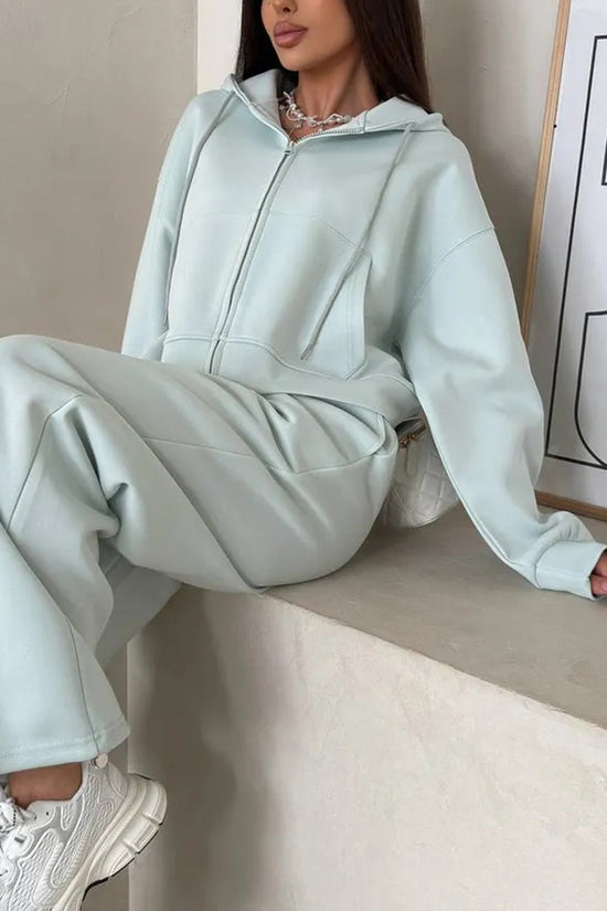 Cozy Hooded Activewear Set