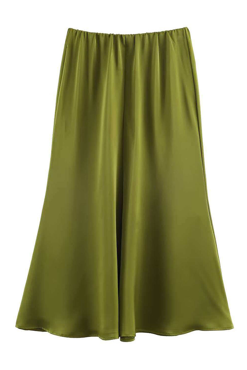 Elegant Flowing Midi Skirt