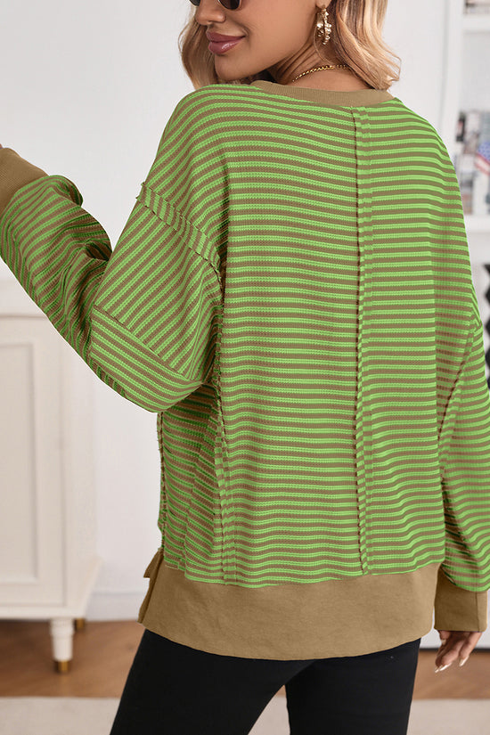 Cozy Oversized Textured Sweatshirt