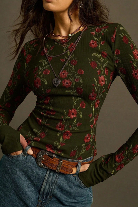 Floral Long Sleeve T-Shirt