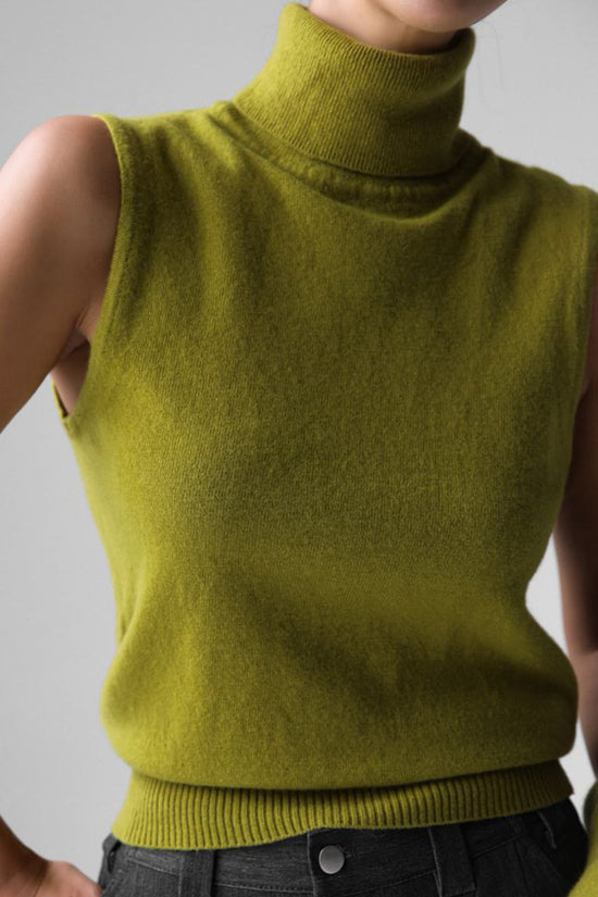 Timeless Turtleneck Sweater Vest