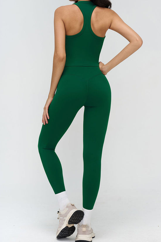 Sleek Sleeveless Activewear Set