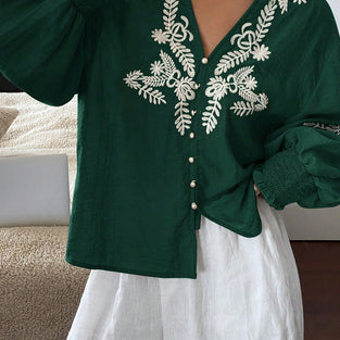 Boho Long Sleeve Blouse