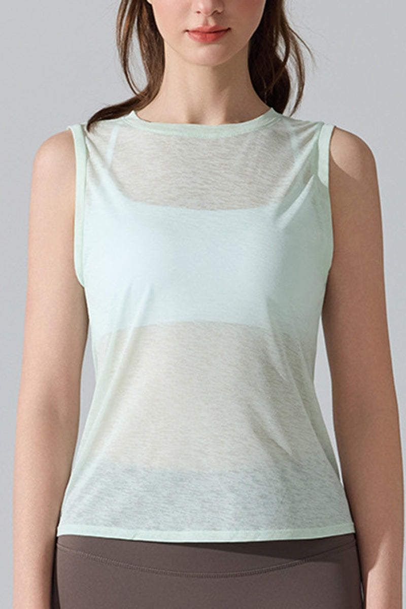 Sleek Sleeveless Active Top