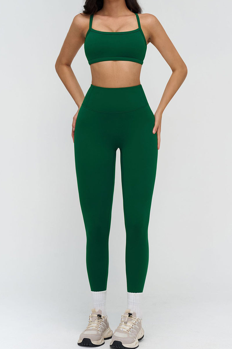 Sleek Sleeveless Activewear Set