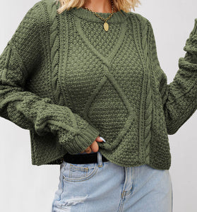 Cozy Knit Cable Sweater