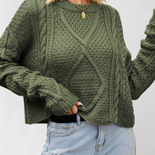 Cozy Knit Cable Sweater