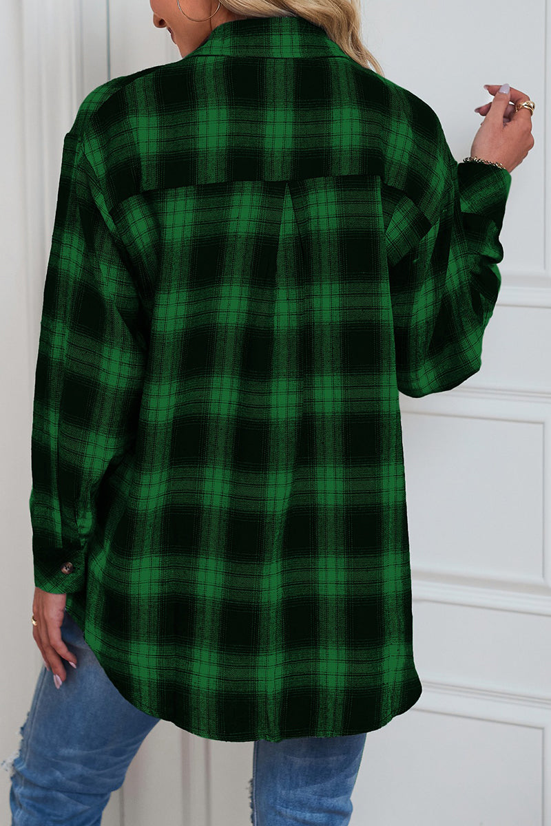 Casual Plaid Long Sleeve Shirt