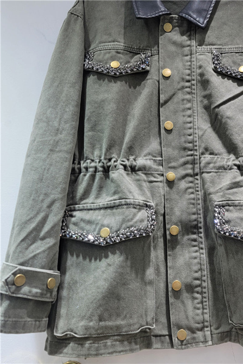 Classic Button-Up Utility Jacket