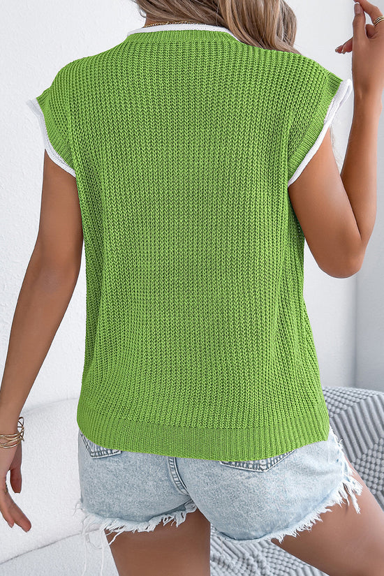 Stylish Sleeveless Sweater Vest