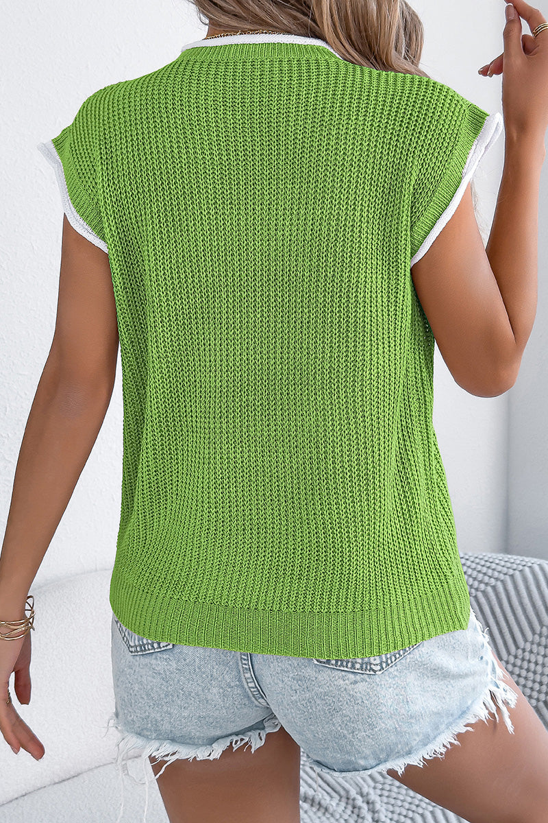 Stylish Sleeveless Sweater Vest