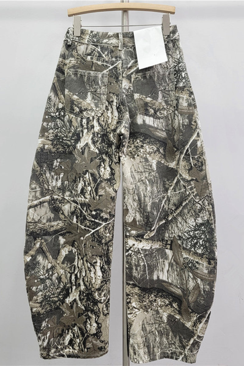 Camouflage Pattern Casual Pants