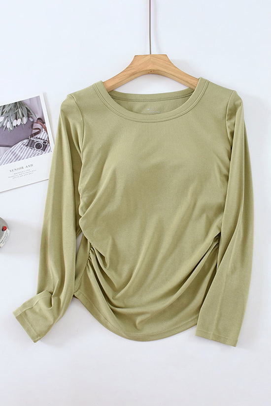 Classic Long Sleeve Round Neck T-Shirt
