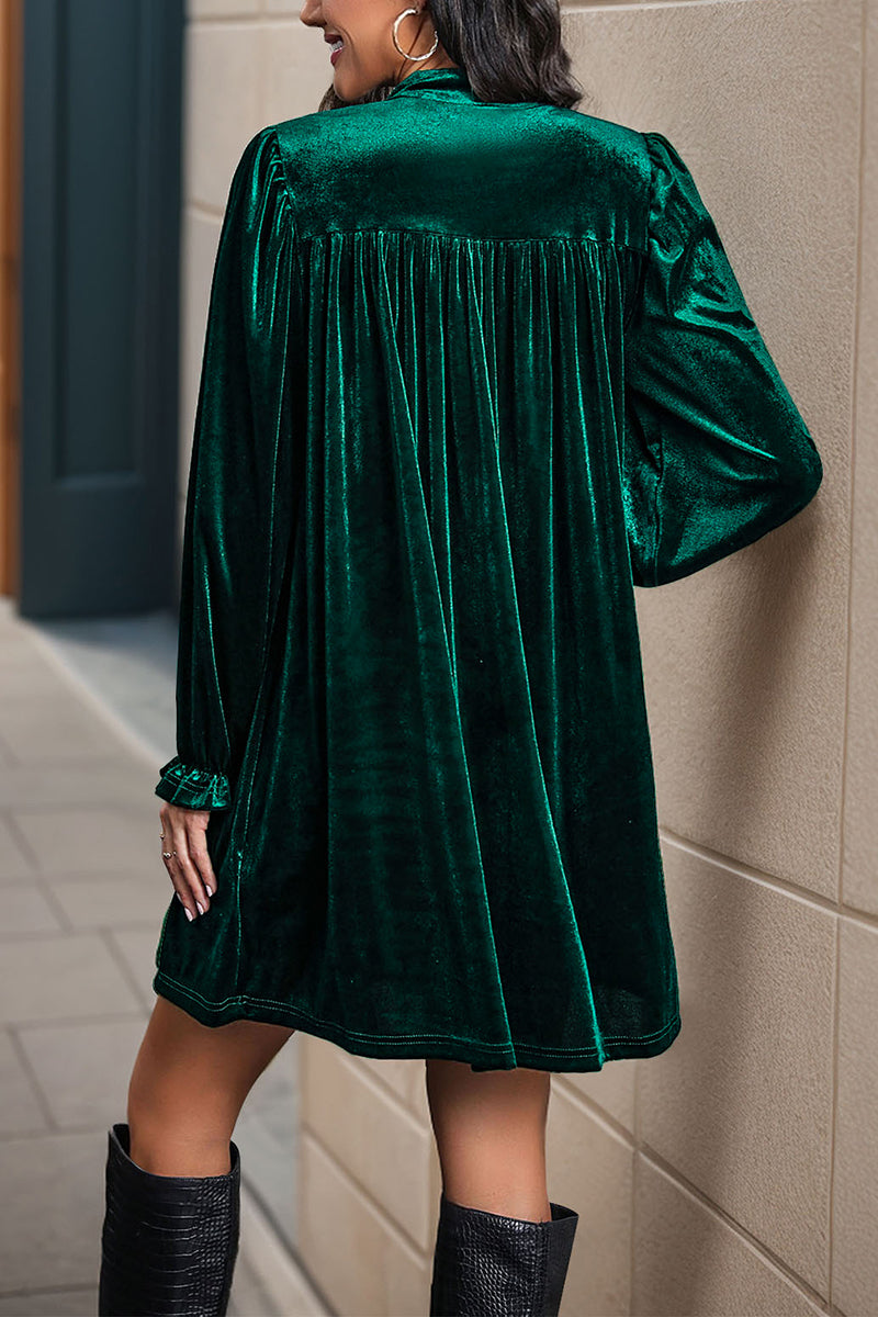 Elegant Long Sleeve Casual Dress