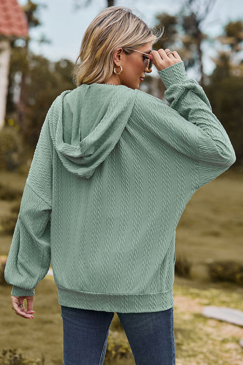 Cozy Hooded Zip-Up Sweatshirt