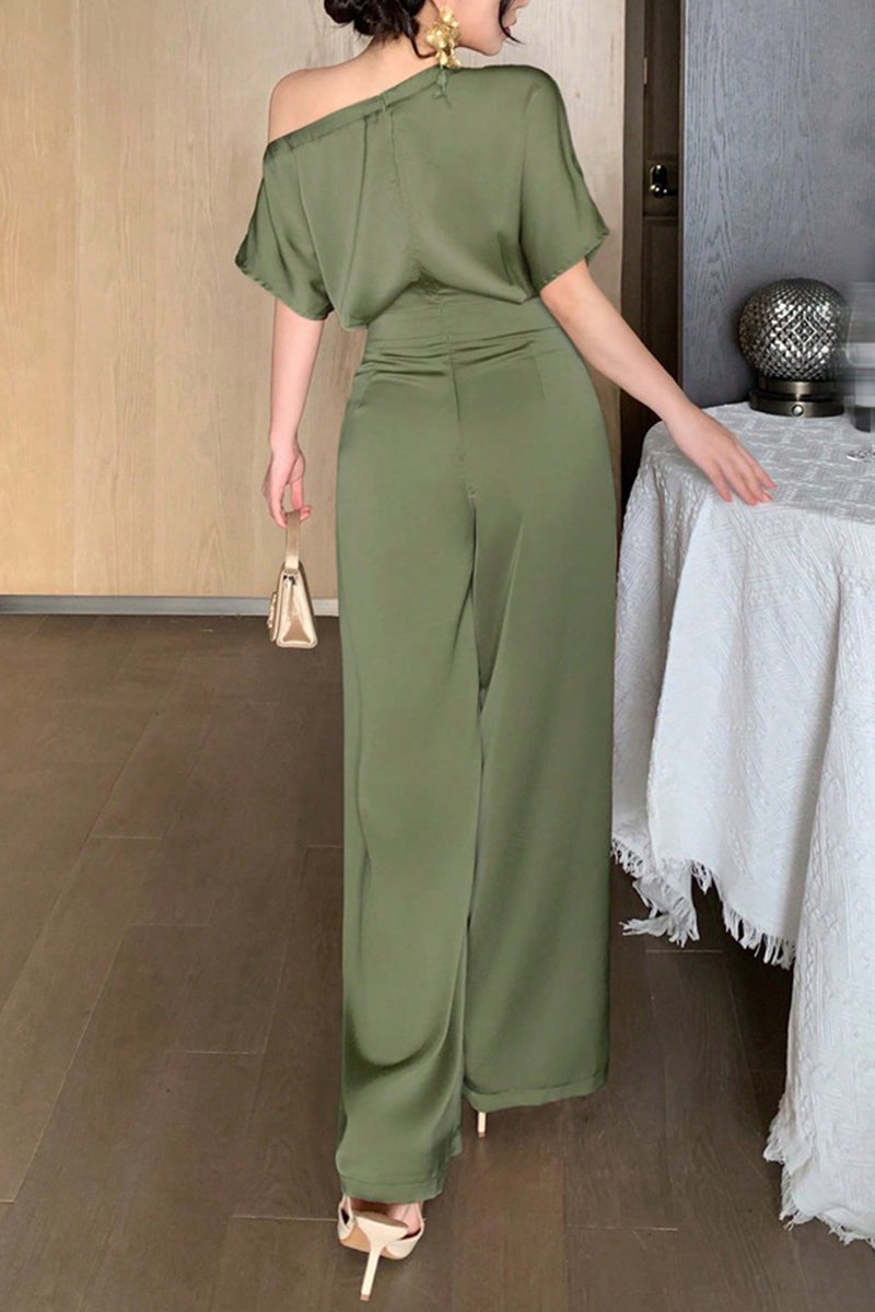 Off-Shoulder Elegant Jumpsuit