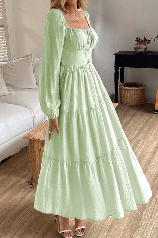 Elegant Long Sleeve Casual Dress