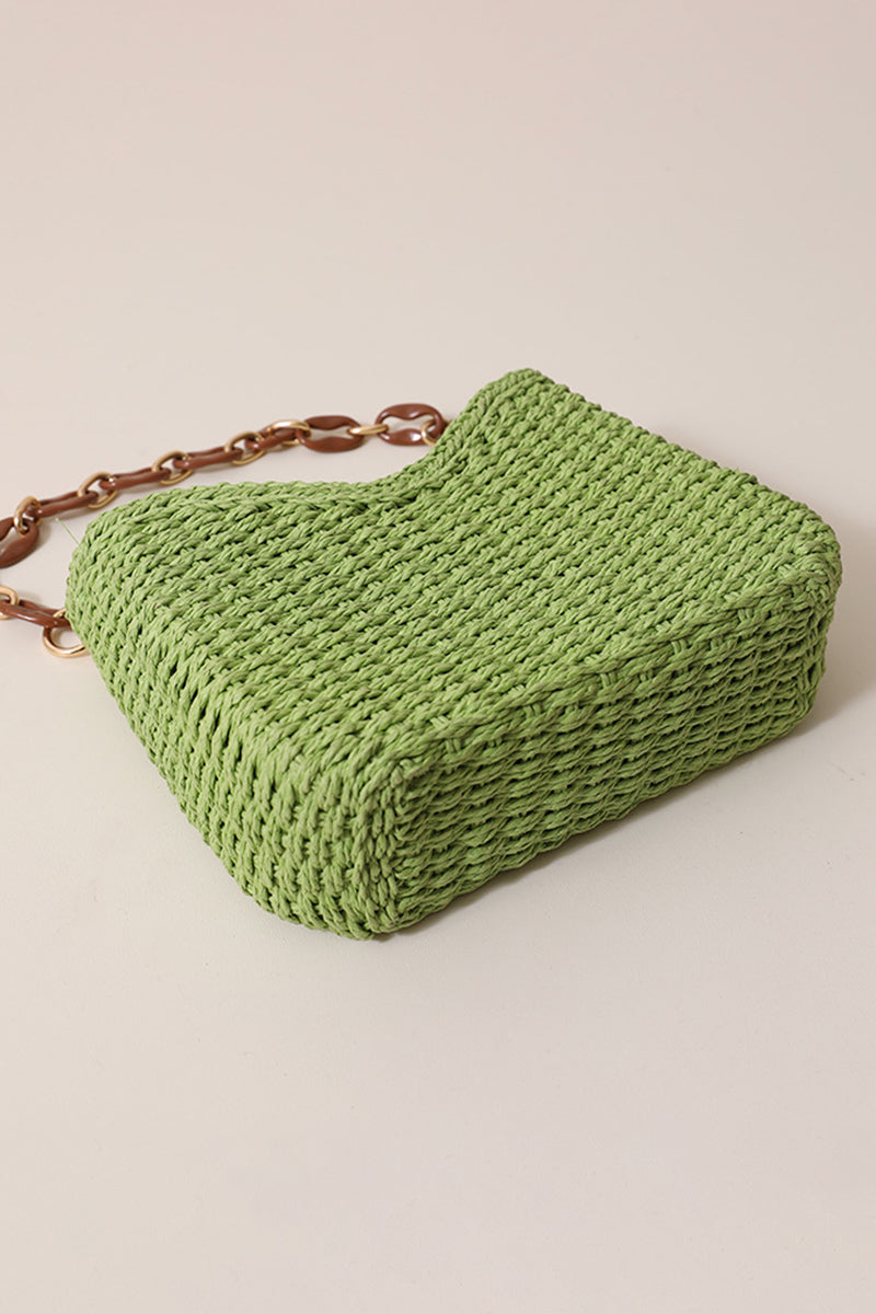 Chic Woven Chain Shoulder Bag