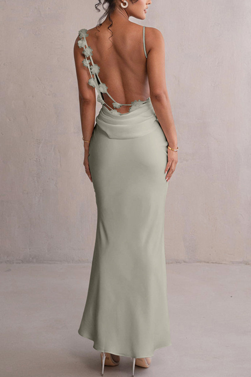 Spaghetti Strap Maxi Length Dress