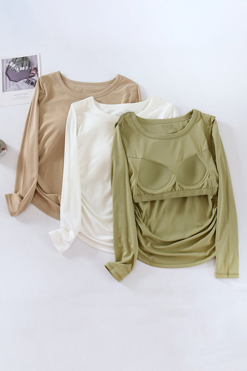 Classic Long Sleeve Round Neck T-Shirt
