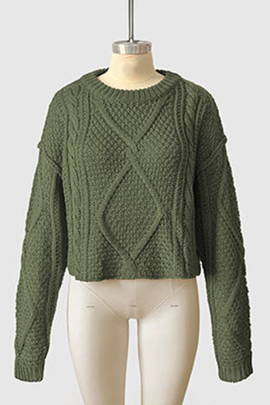 Cozy Knit Cable Sweater