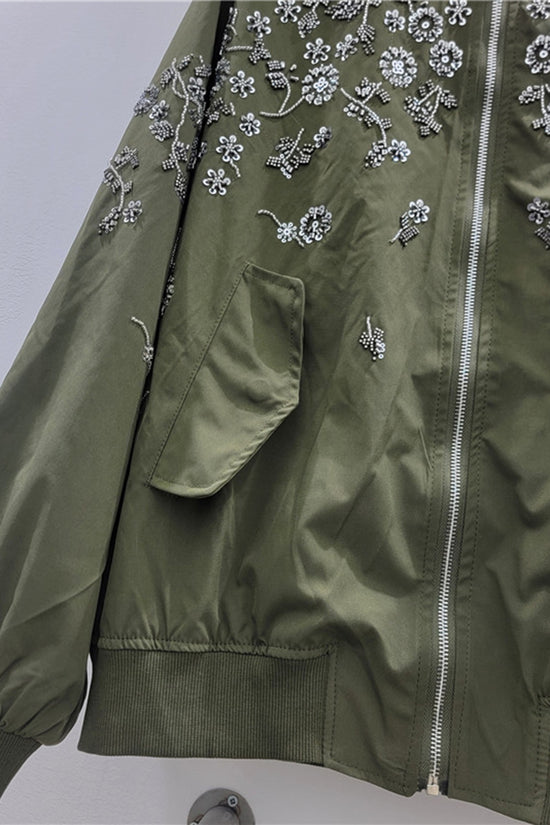 Floral Bomber Jacket