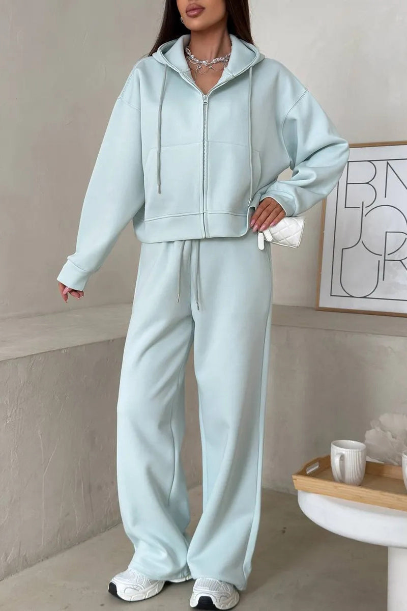 Cozy Hooded Activewear Set