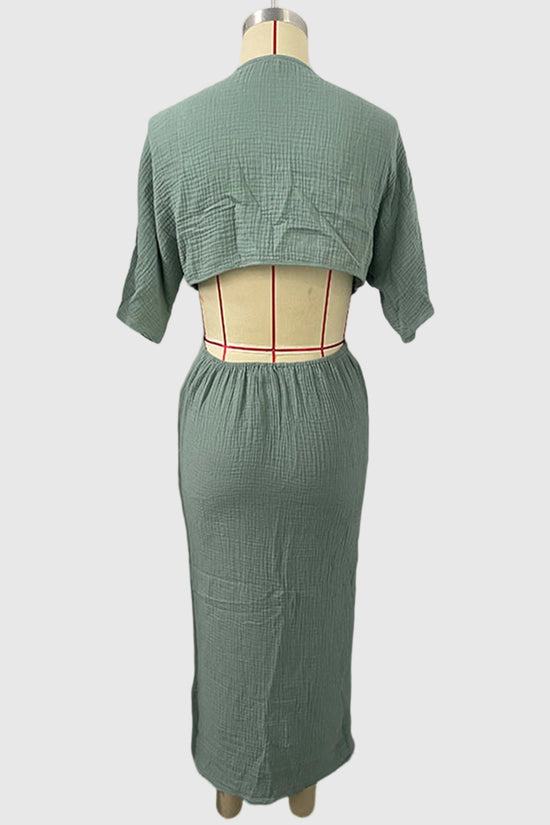 Chic Cut-Out Maxi Dress