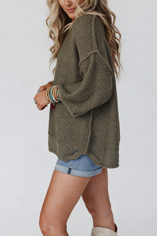Casual Loose Knit Sweater