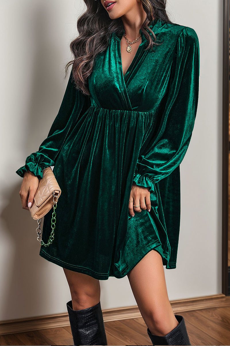 Elegant Long Sleeve Casual Dress