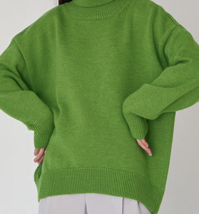Cozy Turtleneck Relaxed Sweater