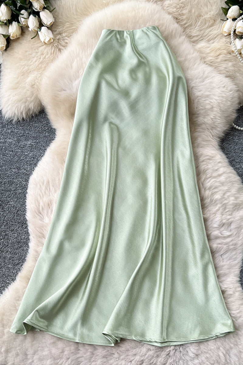 Elegant Flowing Midi Skirt
