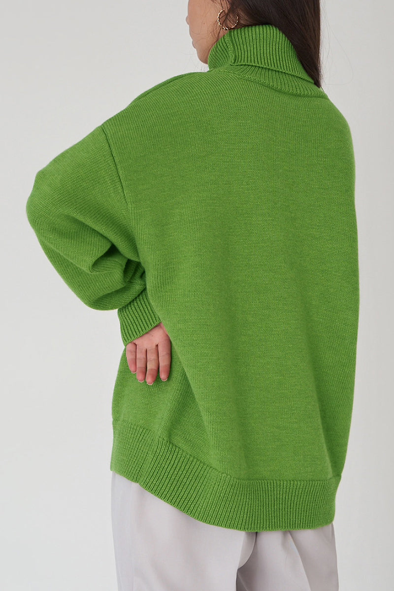Cozy Turtleneck Relaxed Sweater