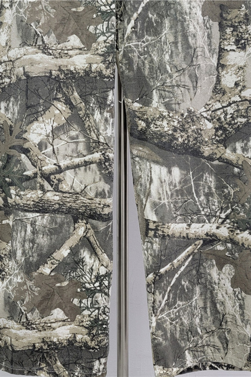 Camouflage Pattern Casual Pants