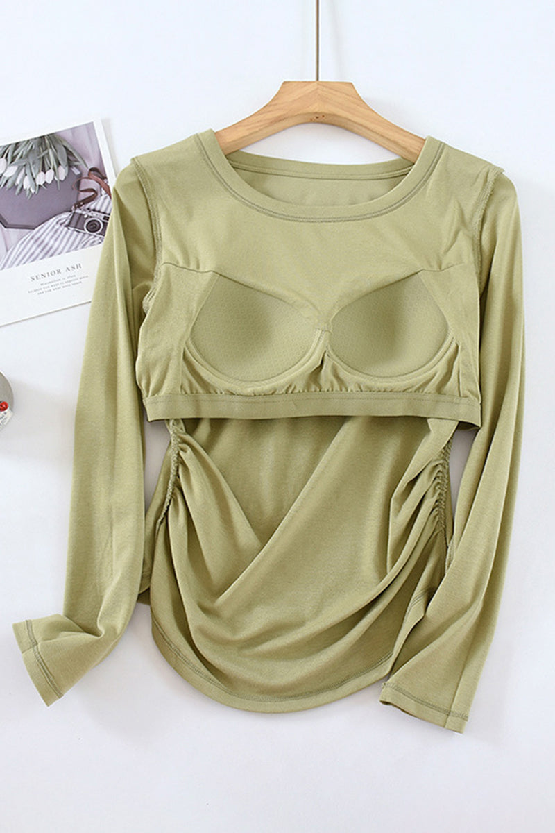 Classic Long Sleeve Round Neck T-Shirt