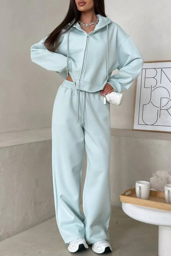 Cozy Hooded Activewear Set