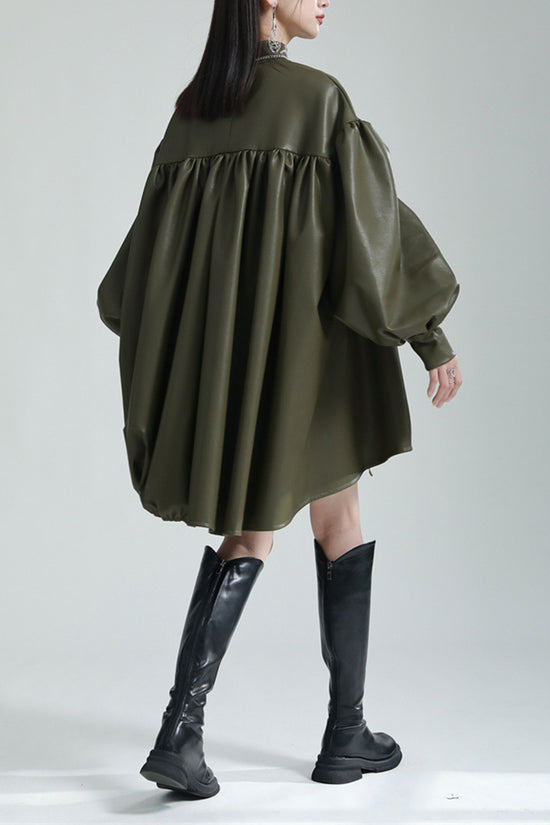 Modern Oversized Long Sleeve Dress