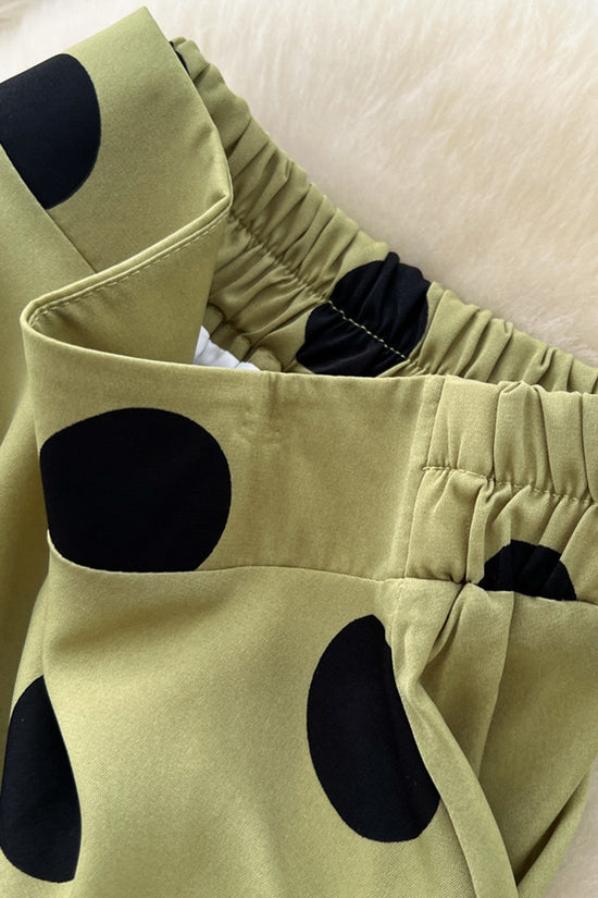 Polka Dot Midi Skirt