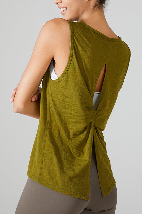 Sleeveless Bodycon Active Top