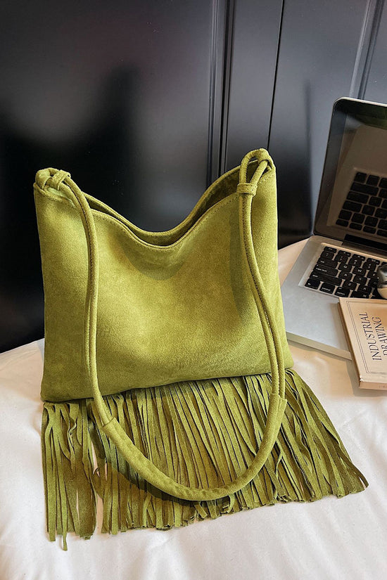 Fringe Detail Shoulder Bag