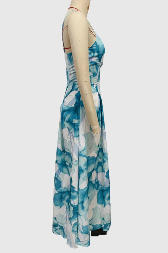 Floral Sleeveless Midi Dress