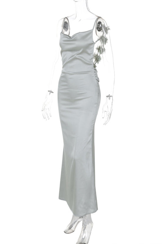 Spaghetti Strap Maxi Length Dress