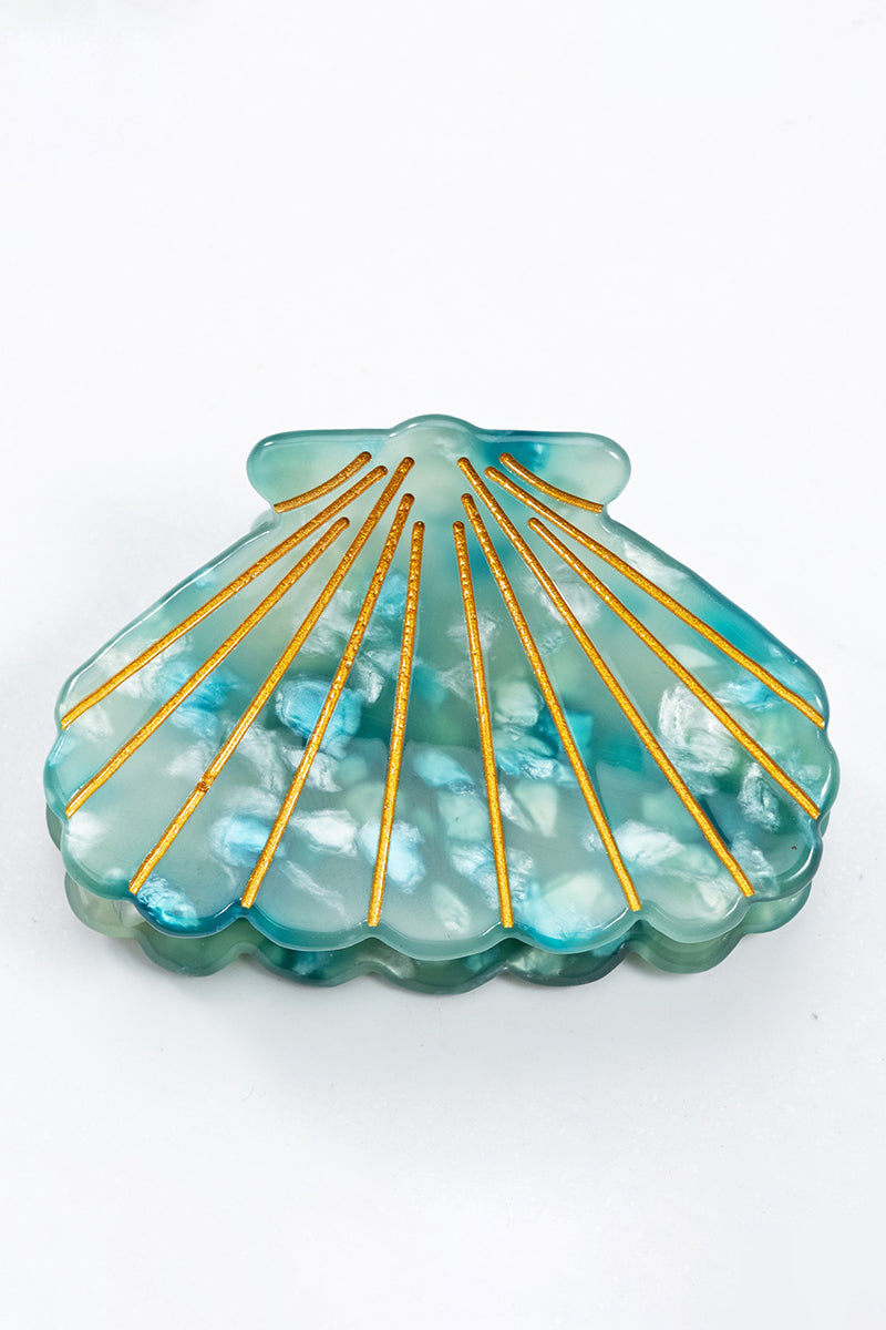 Shell-Shaped Hair Claw