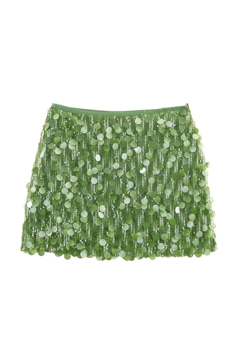 Sequin Glam Mini Skirt