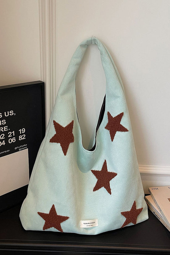 Star-Patterned Tote Bag